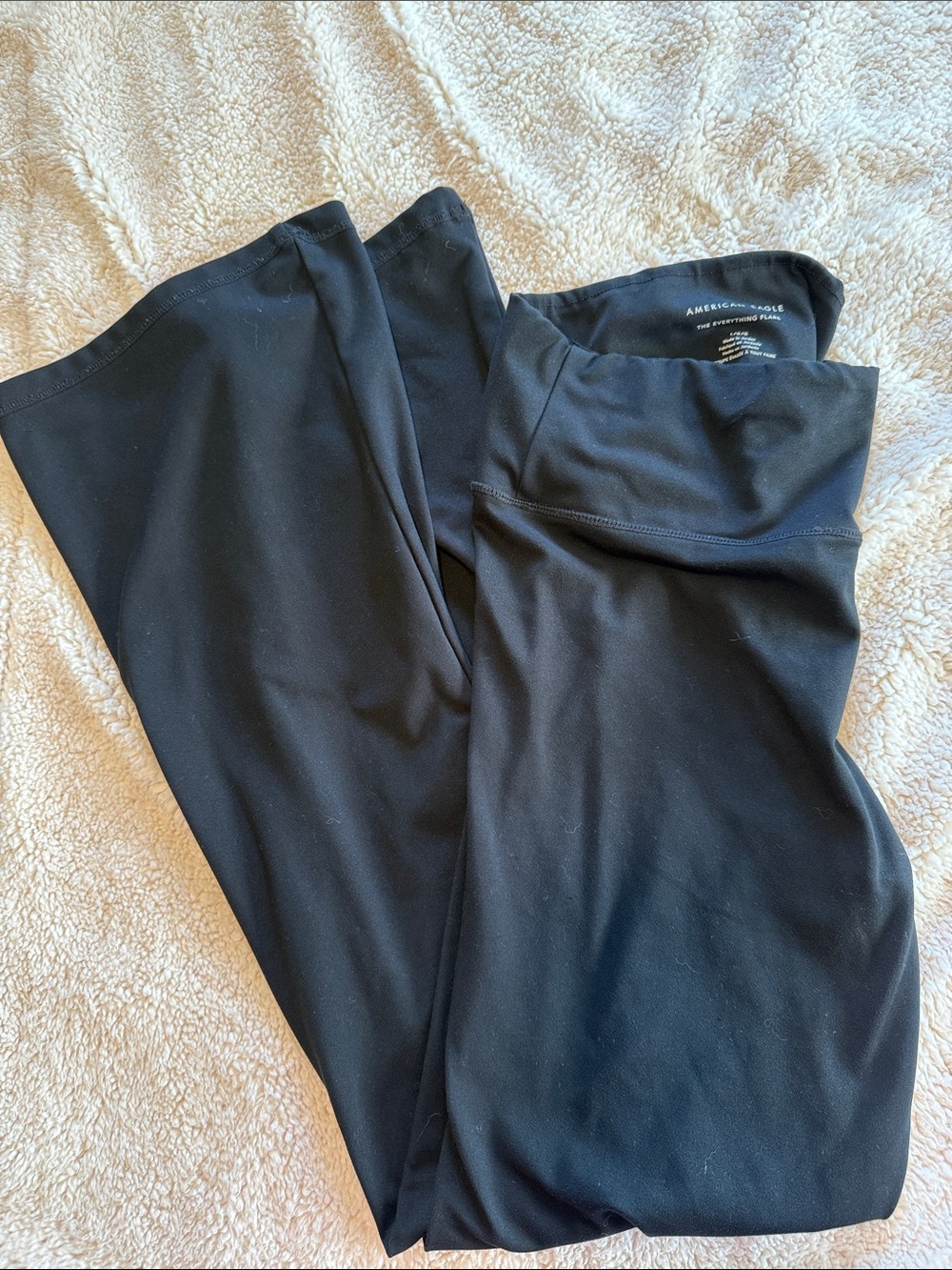 American Eagle Outfitters Womans Black Everything flare